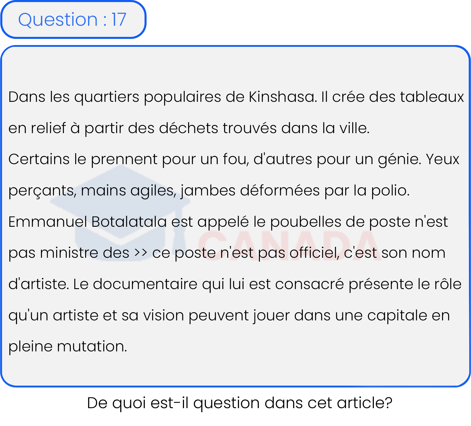 Question 17