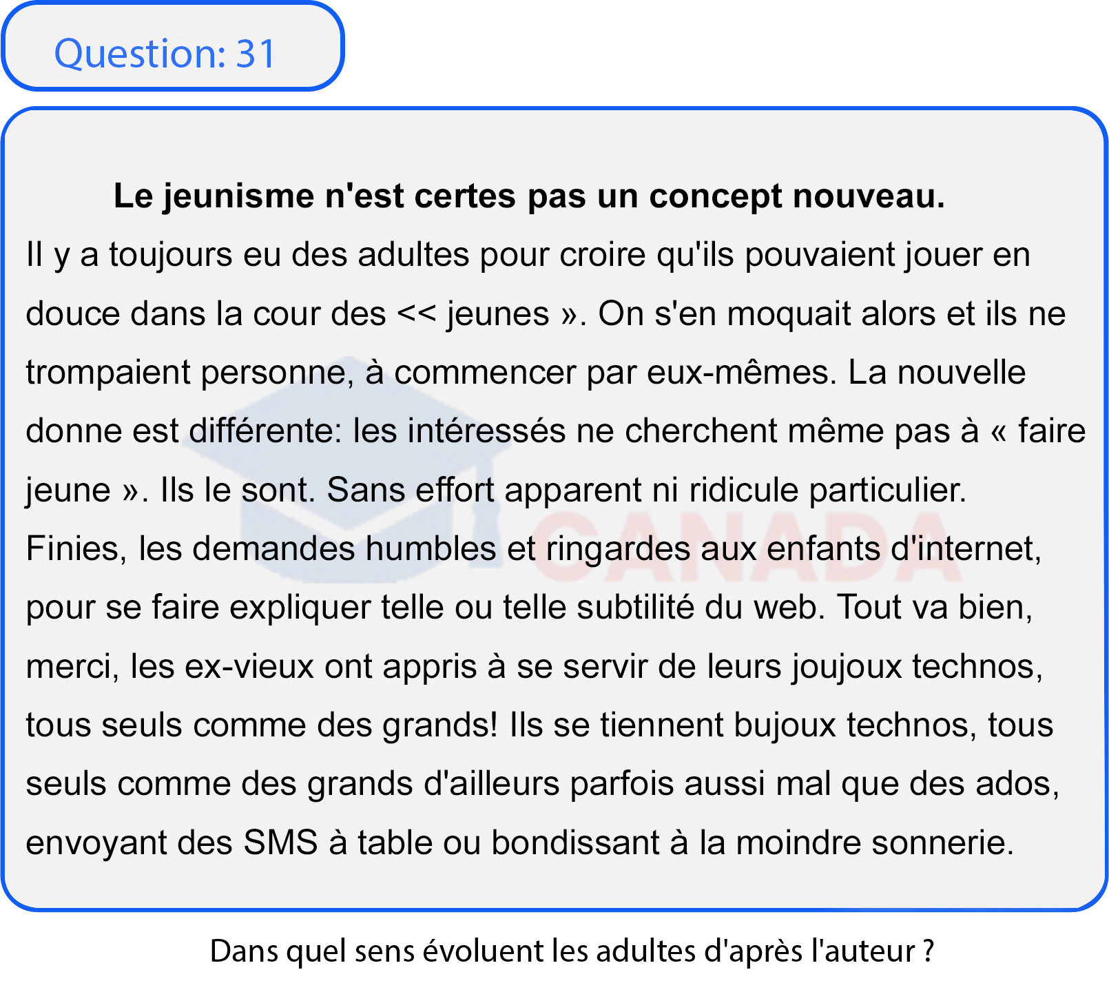 Question 31