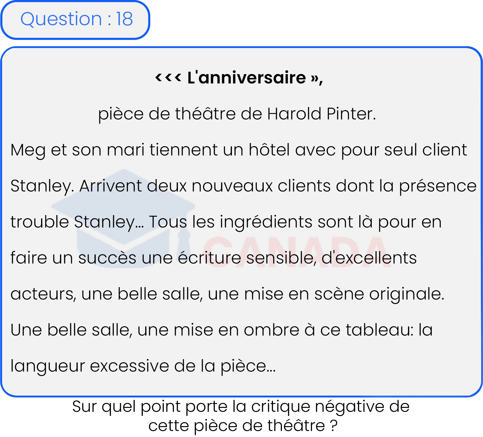 Question 18