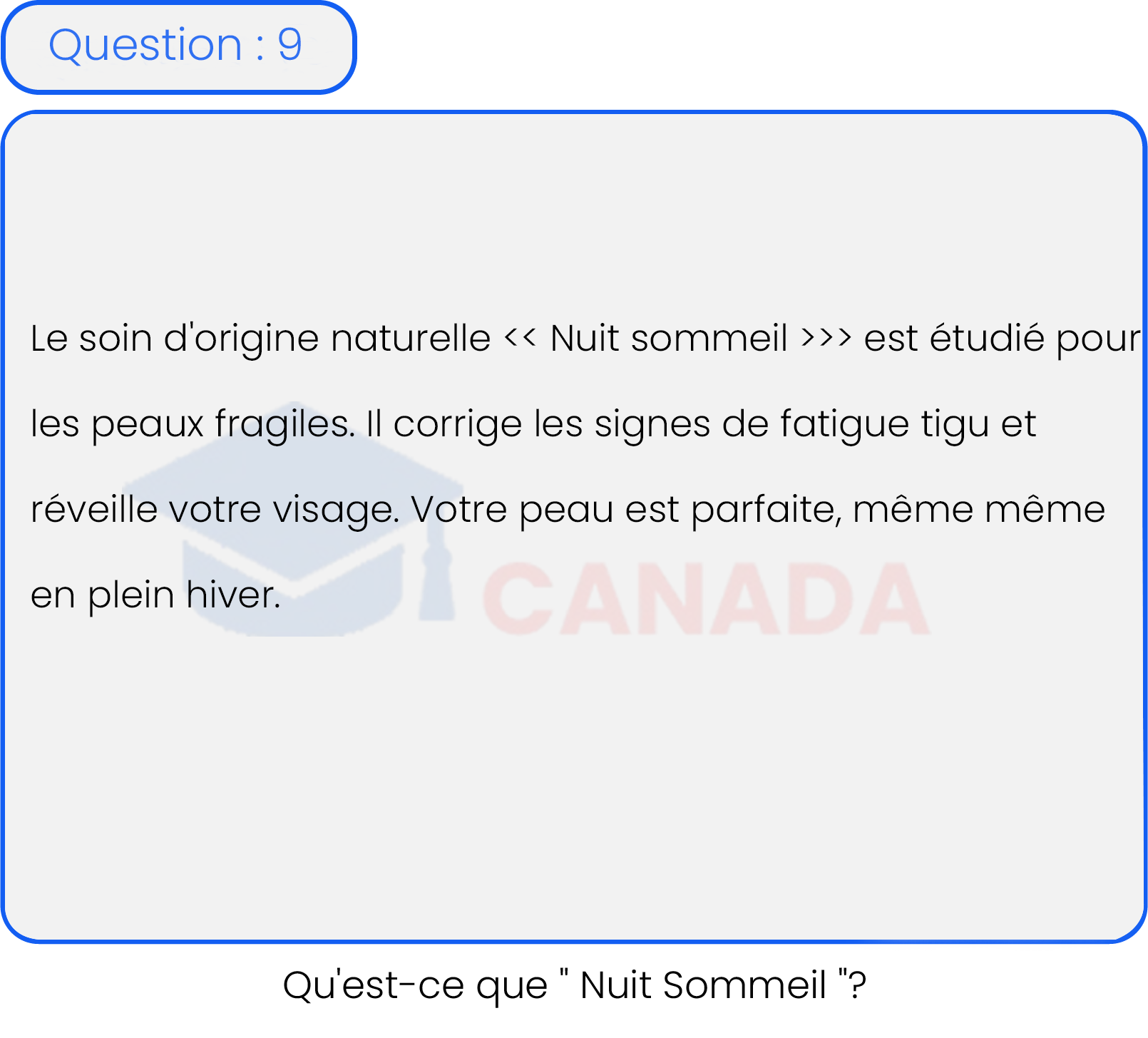 Question 9