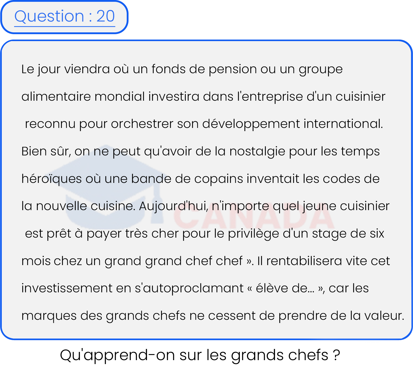 Question 20