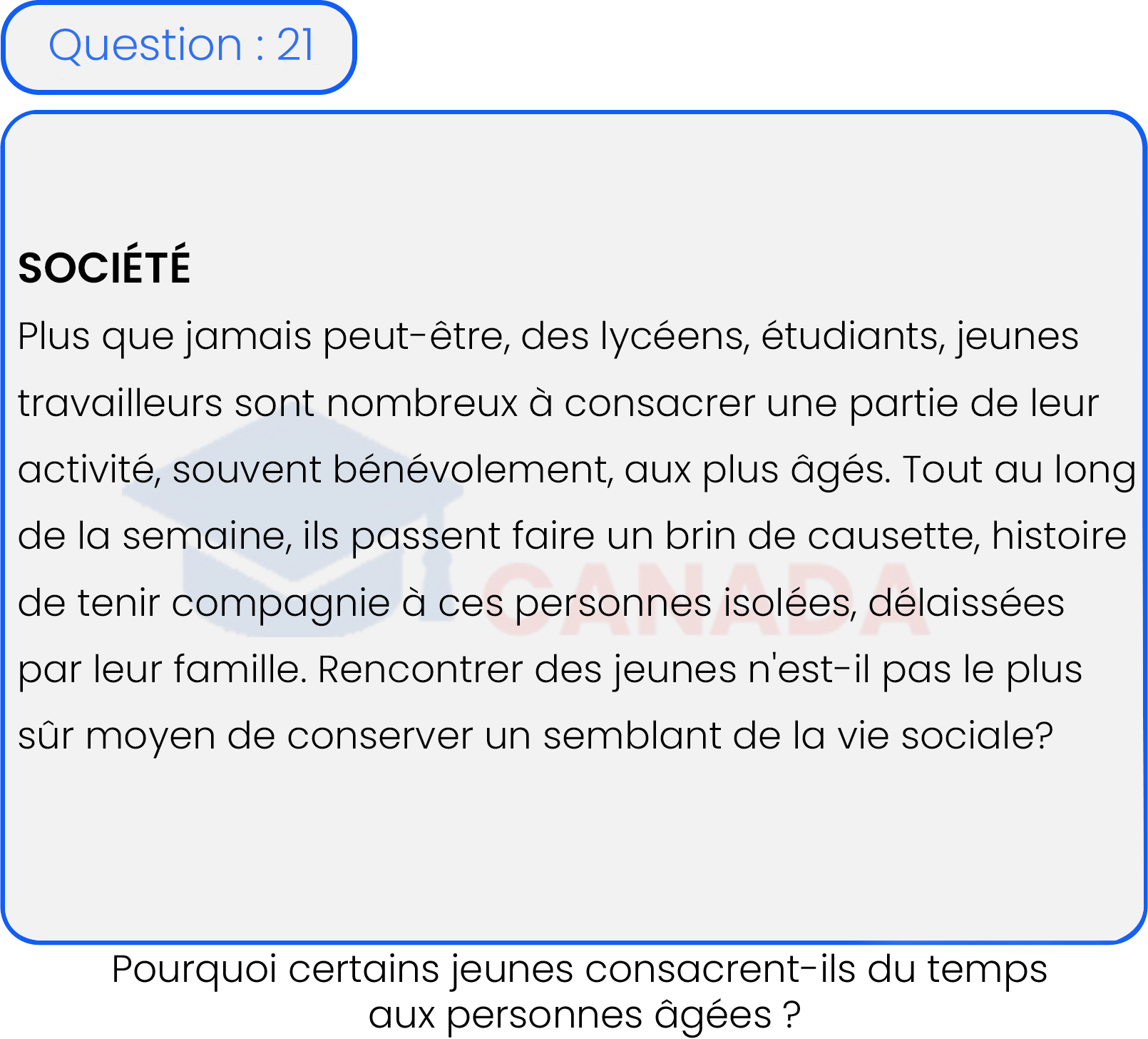 Question 21
