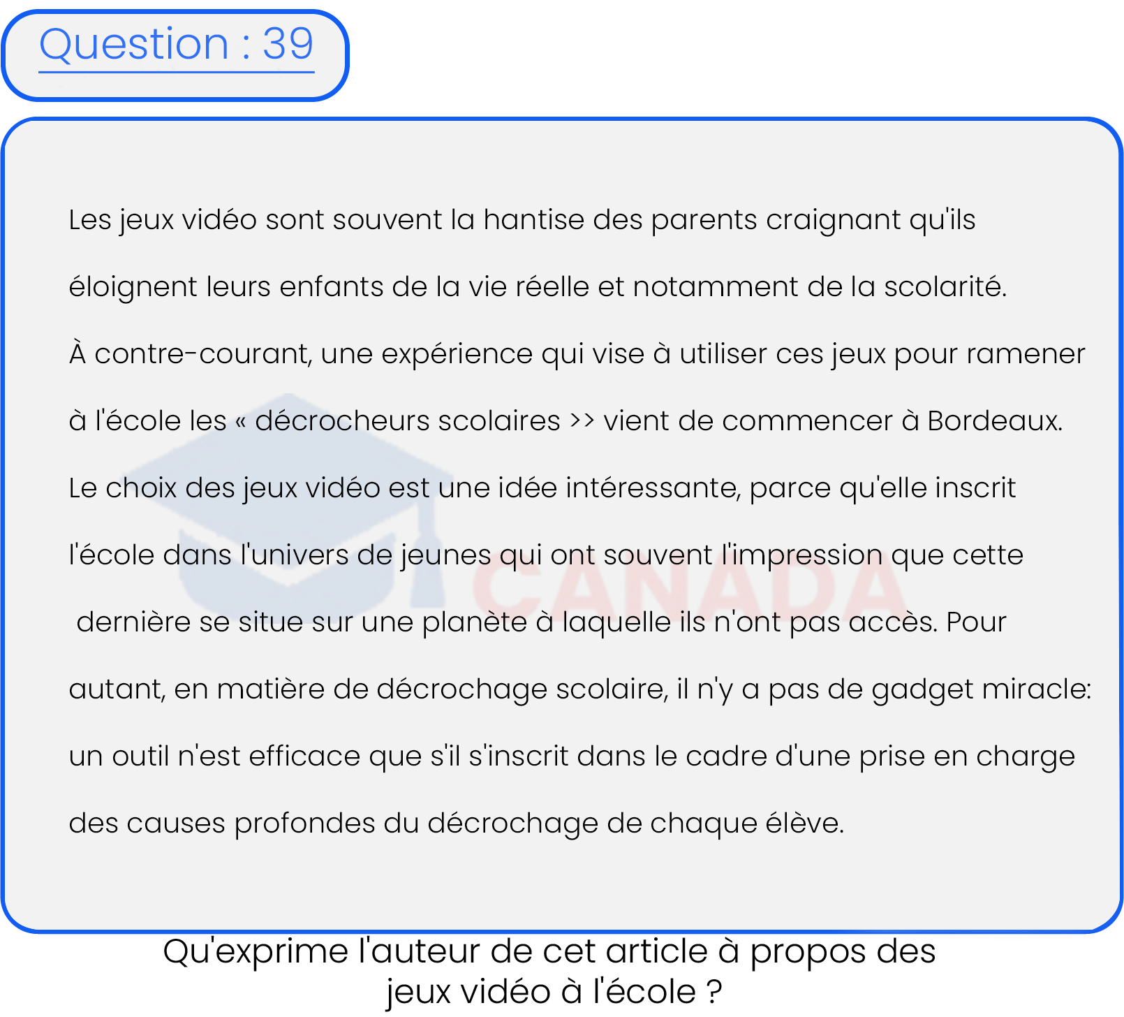 Question 39