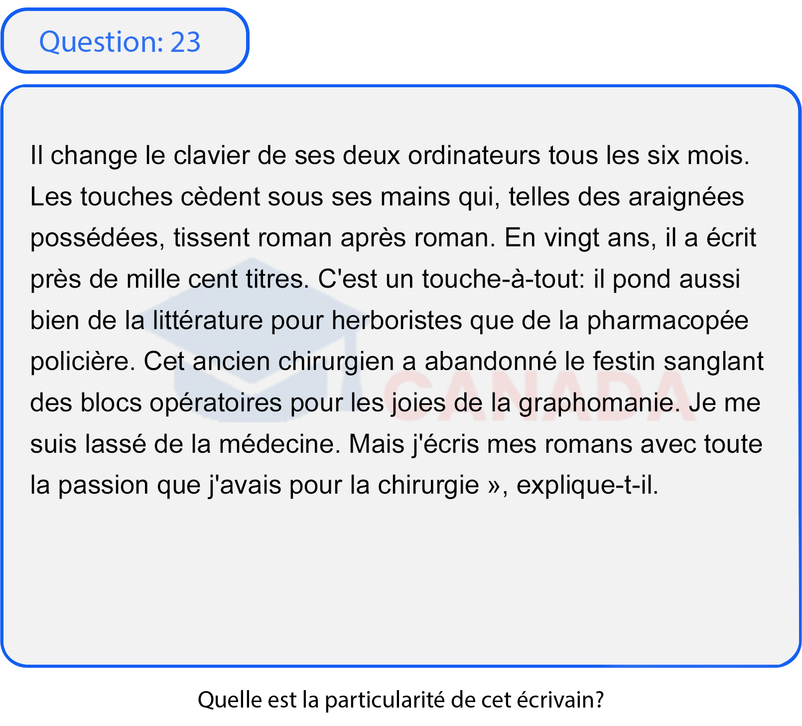 Question 23